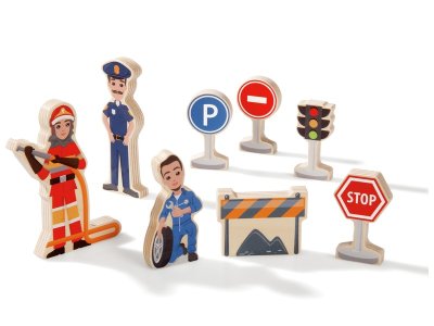 Zoom bild av WOODEN FIGURINES Garage