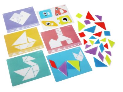 Zoom bild av Translucent TANGRAM GAME