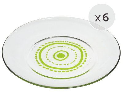 Zoom bild av PEPSYCOLOR TEMPERED GLASS TABLEWARE Dessert plates
