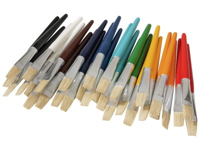 Zoom bild av EXTRA-WIDE HANDLED BRUSHES FLAT