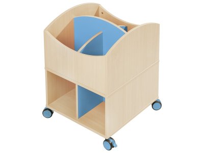 Zoom bild av LARGE BOOK CASE with castors