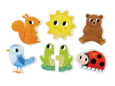 Zoom bild av SHAPES DUO PUZZLES