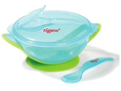 Zoom bild av NON-SLIP BOWL with spoon