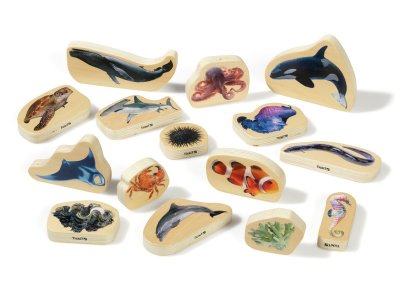 Zoom bild av REALISTIC FIGURINES Sea animals