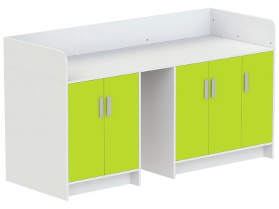 Zoom bild av KAZÉO CHANGING TABLE 206 cm 15 shelves, 5 doors
