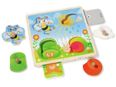 Zoom bild av DISCOVERIES LIFT-OUT PUZZLE Garden