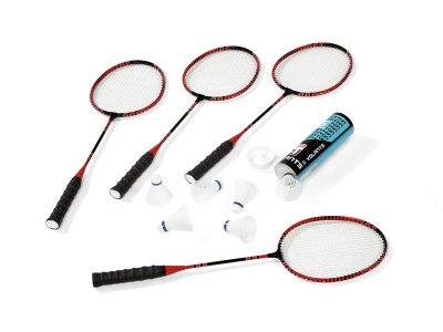 Zoom bild av Junior Plus Racket BADMINTON KIT for 4 children
