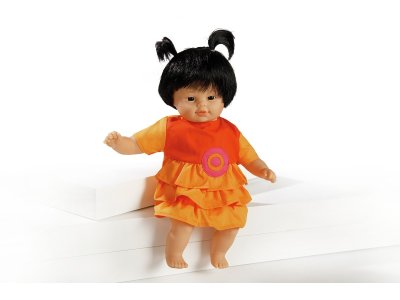 Zoom bild av DRESSED SOFT BODY DOLL Rose 30 cm