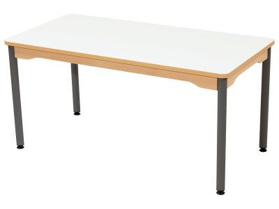 Zoom bild av WIPE-CLEAN TABLE TOP METAL LEGS 120x60 cm rectangle