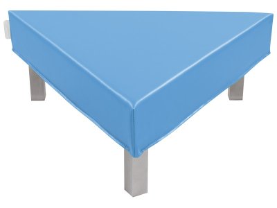 Zoom bild av Delta TRIANGLE POUFFE With metal legs