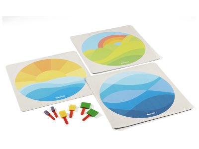 Zoom bild av KIT WITH 3 AQUAKID MATS With 6 brushes