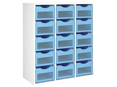 Zoom bild av MELAMINE CABINET H: 118 cm - L: 105 cm Wooden Stop-tray KIT (15
