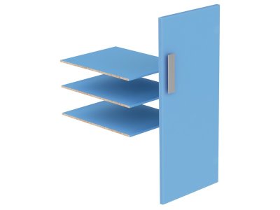 Zoom bild av RIGHT DOOR + 3 Kazéo SHELVES