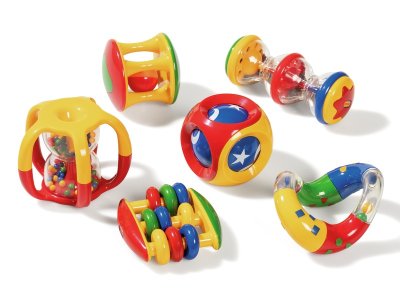 Zoom bild av SET OF 6 ACTIVITY RATTLES
