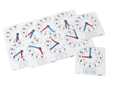 Zoom bild av SMALL TEACHING CLOCKS.