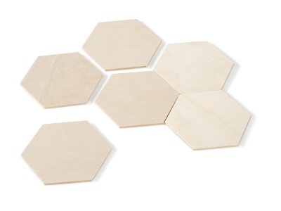 Zoom bild av HEXAGONAL SHAPES TO DECORATE