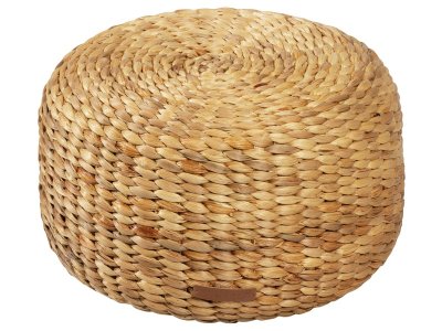 Zoom bild av POUFFE made from water hyacinth, H: 17 cm