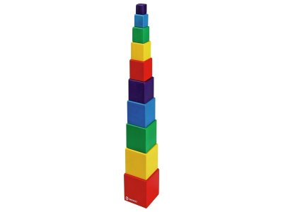 Zoom bild av TRAY PUZZLE Montessori-inspired CUBE TOWER