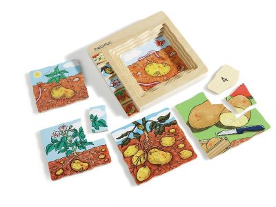 Zoom bild av LIFE CYCLE PUZZLES Vegetables Potato
