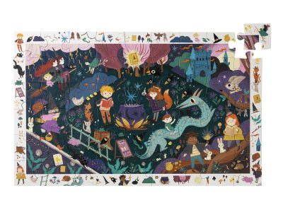 Zoom bild av BORDER PUZZLE Sorcerer's apprentices