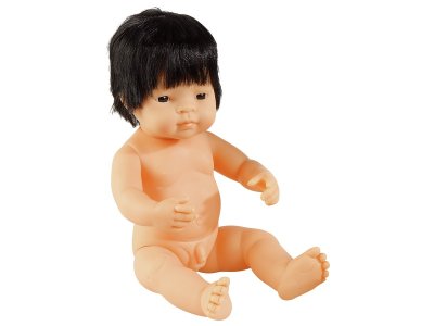 Zoom bild av HARD BODY DOLL WITH HAIR 38 CM Roman