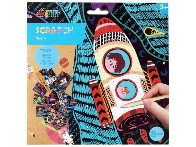 Zoom bild av SCRATCH ART CARDS Space