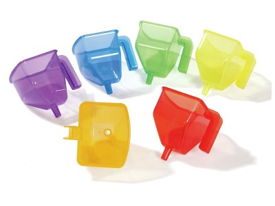Zoom bild av TRANSPARENT FUNNELS with handle