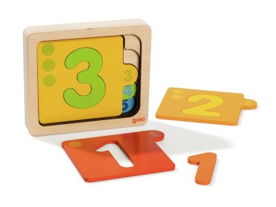 Zoom bild av 5-number NESTED LIFT-OUT PUZZLE