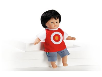 Zoom bild av DRESSED SOFT BODY DOLL Andrea 30 cm