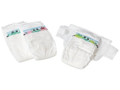 Zoom bild av 3 NAPPIES for dolls
