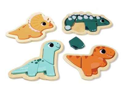 Zoom bild av VERSATILE LIFT-OUT PUZZLES Dinosaurs