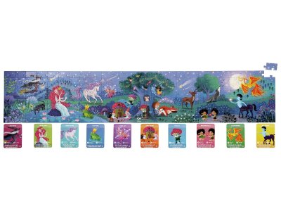 Zoom bild av GIANT GLOW-IN-THE-DARK PUZZLE Enchanted forest