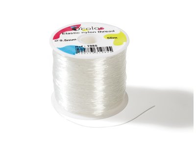 Zoom bild av ELASTIC NYLON WIRE 50 m Ø 0.5 mm
