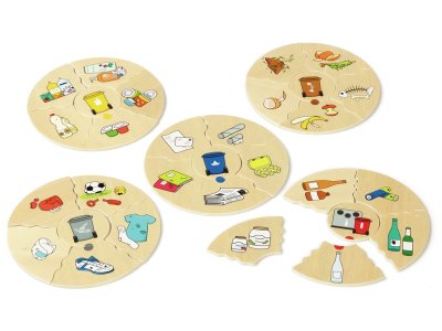 Zoom bild av Waste sorting HUMANICO PUZZLES