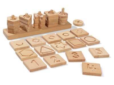 Zoom bild av ABACUS With geometric and tactile shapes