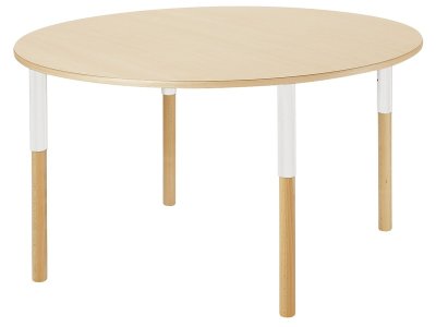 Zoom bild av ADJUSTABLE TABLE Laminated top Ø 120 cm S4/S5/S6