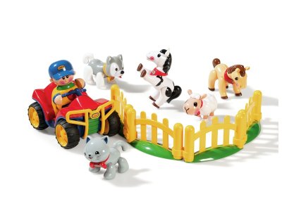 Zoom bild av MY FIRST FRIENDS The quad bike and the animals