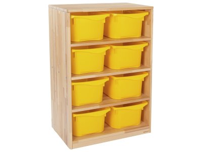Zoom bild av SOLID WOODEN UNIT 8 trays 3 shelves