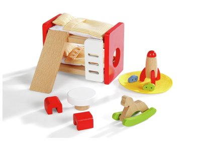 Zoom bild av FURNITURE FOR DOLLS HOUSE Children's bedroom