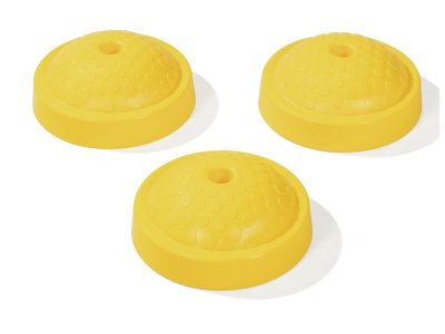 Zoom bild av SET OF 3 Scogym Evolution TEXTURED GLIDES Curved