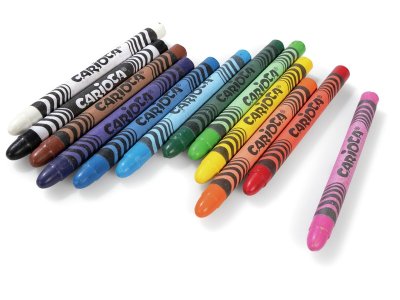 Zoom bild av FINE TIP WAX CRAYONS x12