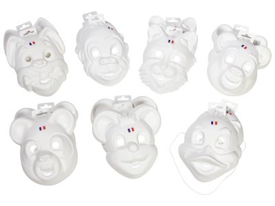 Zoom bild av ANIMAL MASKS TO DECORATE