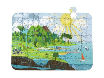 Zoom bild av The water cycle 150-PIECE PUZZLE