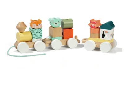 Zoom bild av WOODEN TRAIN Animals