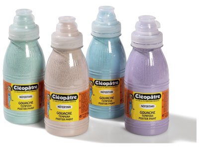 Zoom bild av GLITTER GOUACHE 4 x 250 ml Pastel colours