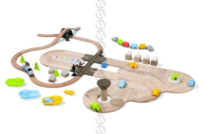Zoom bild av REVERSIBLE TRAIN/ROAD TRACK Giga