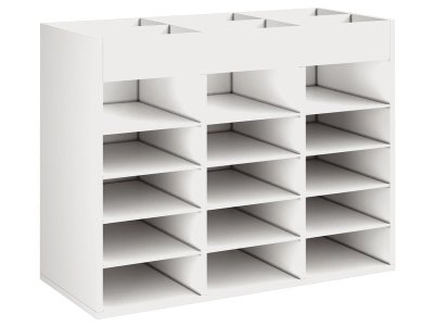 Zoom bild av MELAMINE CABINET H: 81 cm - L: 105 cm 12 shelves