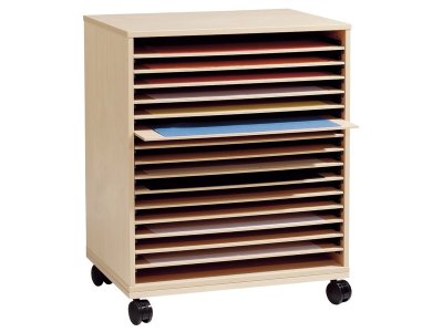 Zoom bild av Wooden MOBILE PICTURE DRYER with castors