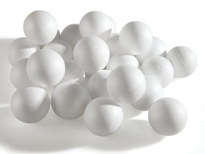 Zoom bild av POLYSTYRENE BALLS FOR DECORATING