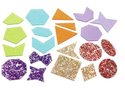 Zoom bild av TRANSLUCENT GEOMETRIC SHAPES